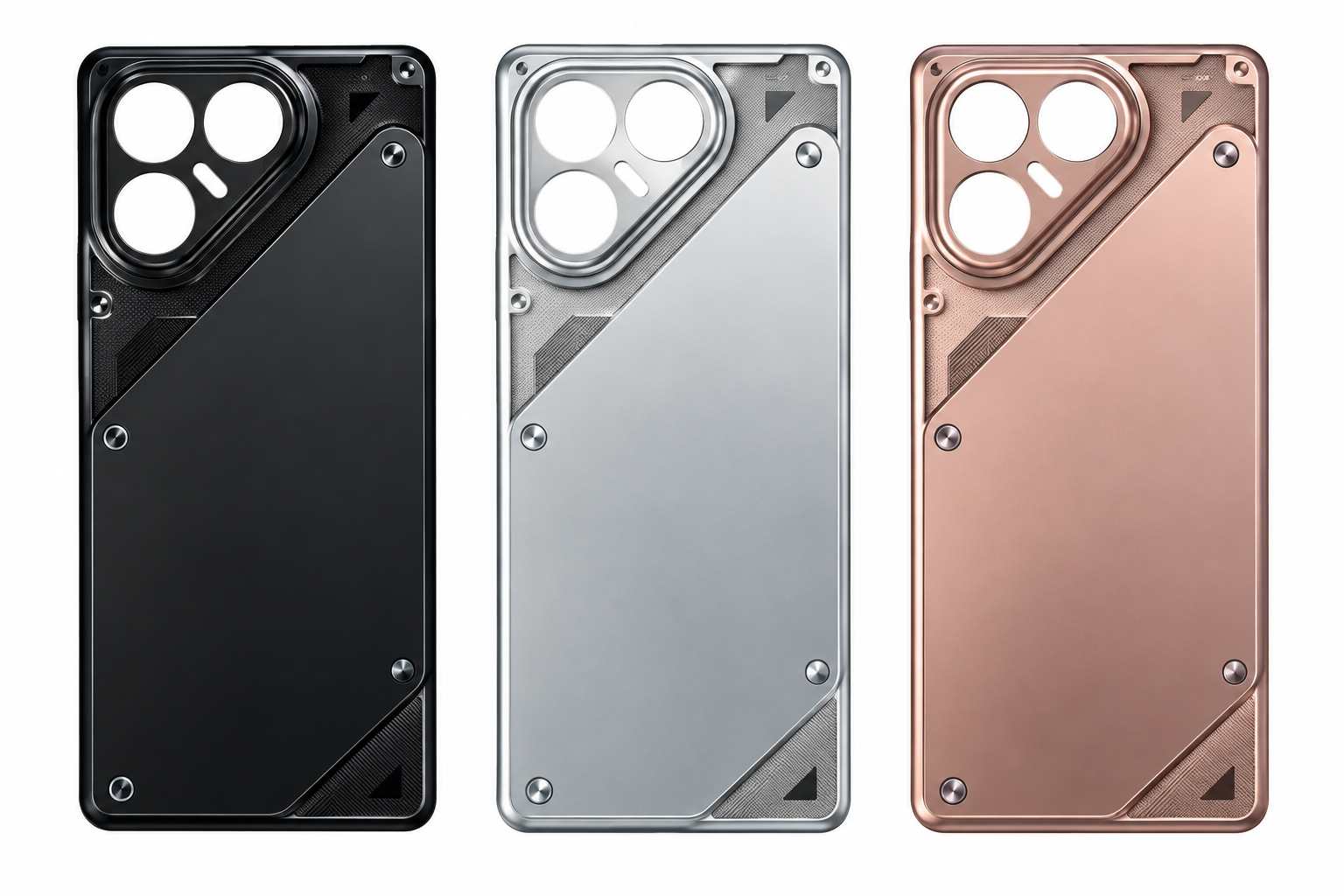 Compatible Replacement for Tecno Pova 7 5G Back Panel – Black, Silver & Gold